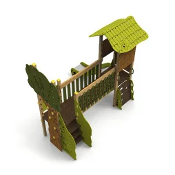 Structure aire de jeux Petit Chaperon Rouge - 3 à 12 ans