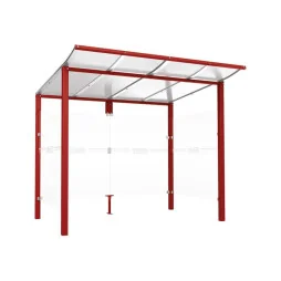 Abri bus Modulo Procity bordeaux RAL 3004 2,5 m