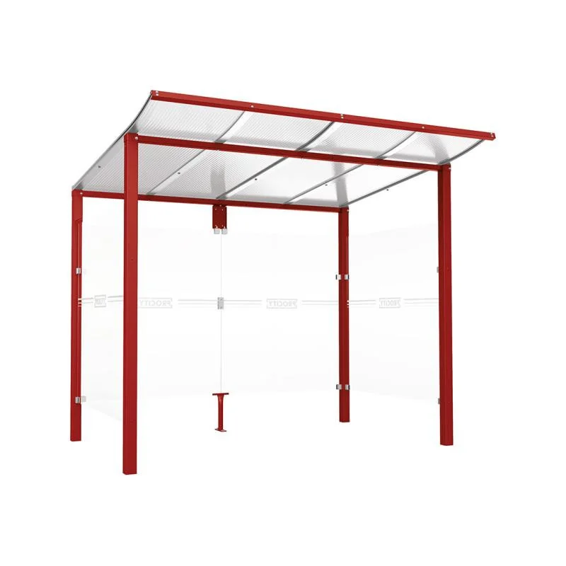 Abri bus Modulo Procity bordeaux RAL 3004 2,5 m