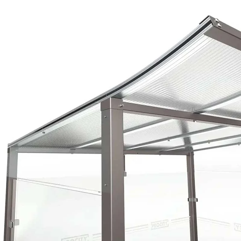 Abris bus Modulo Procity détail du toit
