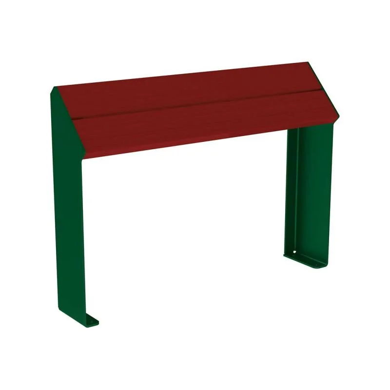 Assis-debout KUB Procity vert RAL 6005 acajou