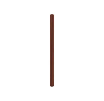 Potelet Carrefour Procity aspect Corten Ø 60 mm