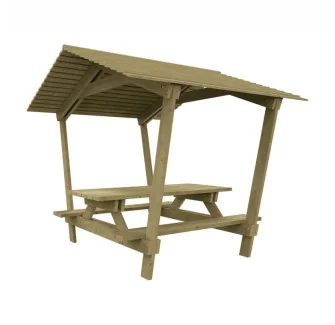 Table de pique nique avec toit Turin Procity