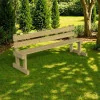 Banc enfant en bois dans un parc
