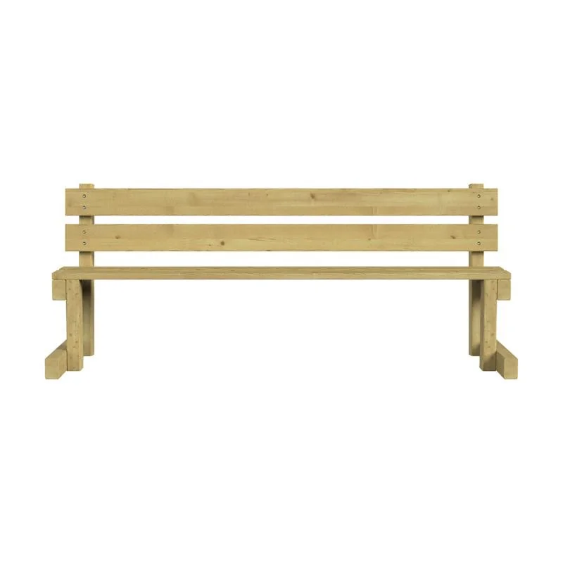 banc d'école maternelle en bois