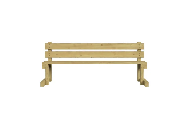banc d'école maternelle en bois