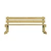 banc d'école maternelle en bois