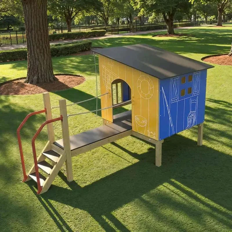 Cabane aire de jeux en extérieur