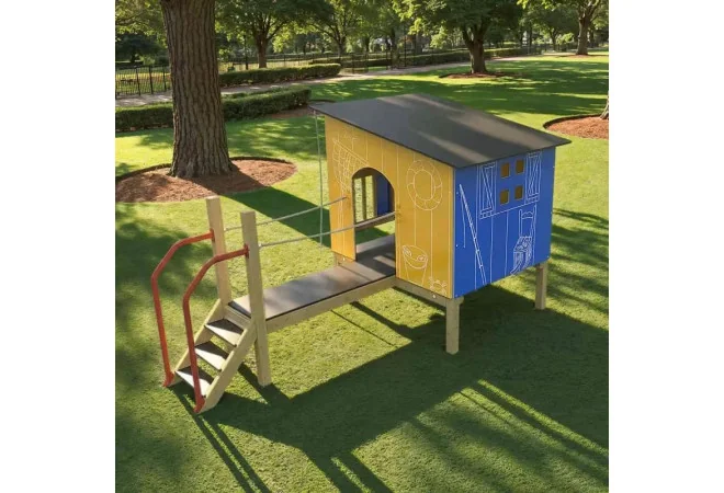 Cabane aire de jeux en extérieur