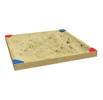 Bac à sable en bois pour aire de jeux
