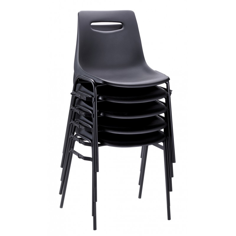 Chaise plastique empilable chaise coque pour collectivité