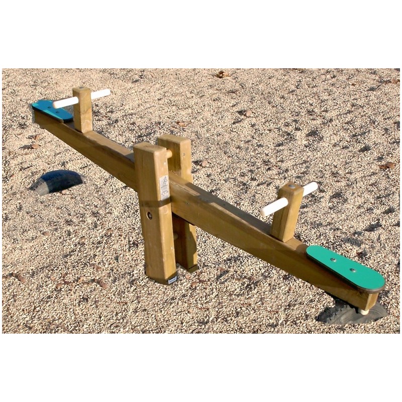 Balançoire à bascule en bois pour aire de jeux, balançoire à bascule d
