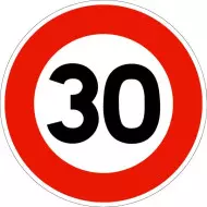 Panneaux de signalisation routière