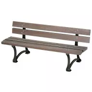 Banc en plastique recyclé