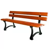 Banc métal et bois