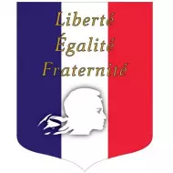 Ecusson porte-drapeaux de façade
