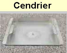 Cendrier en option pour la poubelle cube de propreté en béton Noyer - Cofradis Collectivités