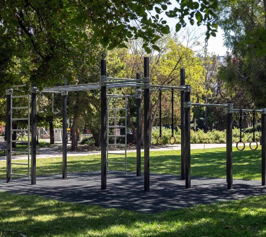 Parcours santé sportif en plein air pour collectivités