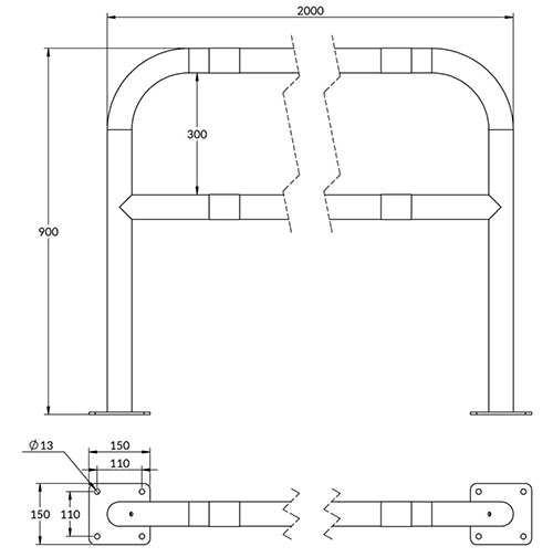 Barrière de sécurité industrielle en acier | Axess Industries