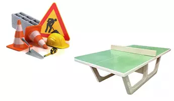 Le service de pose de la table ping-pong