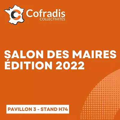 Retrouvez Cofradis Collectivités au Salon des Maires 2022 !